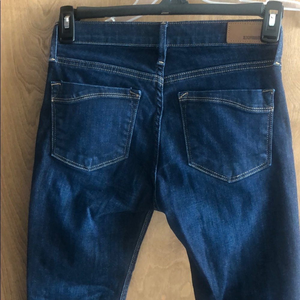 Express Jeans mid rise ankle legging 4